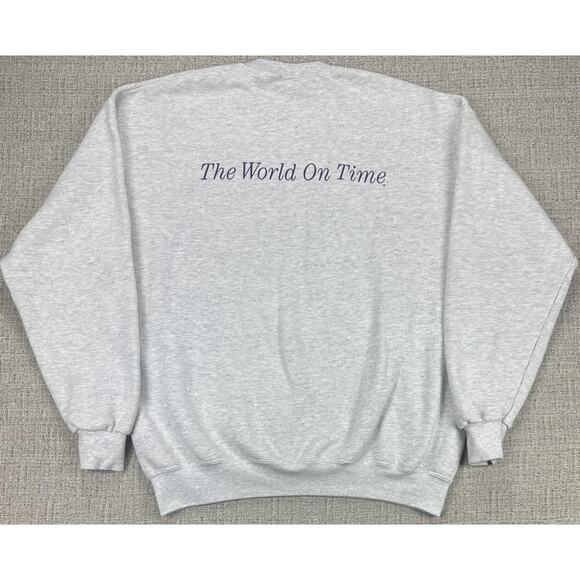 Vintage FedEx Federal Express Sweatshirt Mens XL Lee Heavyweight 90s Crewneck - Picture 6 of 12